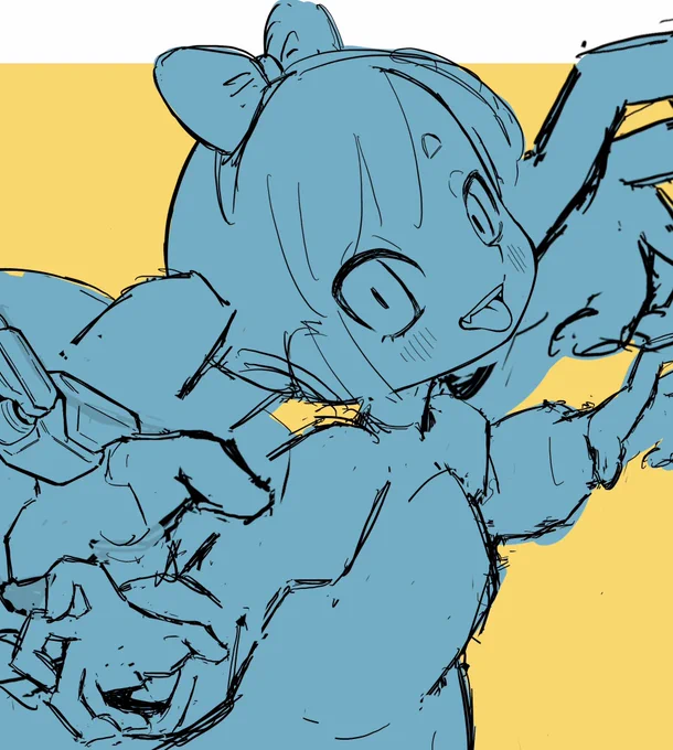 やっと進み始めた絵 
