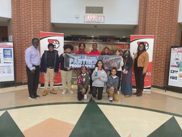 Prin_LangstoHHS's tweet photo. FIRST LEGO League program of Georgia  @firstlegoleague has announced that @PaulDWestMiddle Robotics Team will advance to the Super Regional Tourny @LEGO_Education Congrats @pearl_holiday &amp; @GarciaMytee WOW... possibly win the whole thing!!! @jasonjstamper @KatieGregory9 https://t.co/Hi2XkWbFod