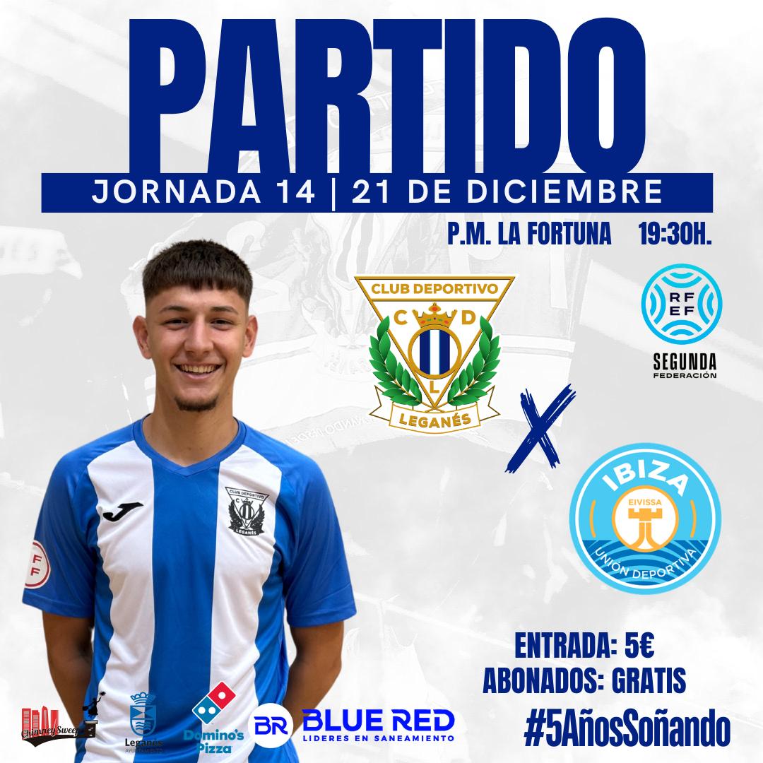 HORARIO | 2ª RFEF

⚽️ Este sábado nos enfrentamos al @udibizagasifred en un partido crucial. Nos jugamos mucho y necesitamos tu apoyo. ¡Ven y forma parte de este gran reto!💥  

📅 Sábado 21 DIC
⏰ 19:30
📍 P.M. La Fortuna
🎟 ENTRADAS: app.cluber.es/clubes/daec4c8…

#5AñosSoñando🔵⚪️