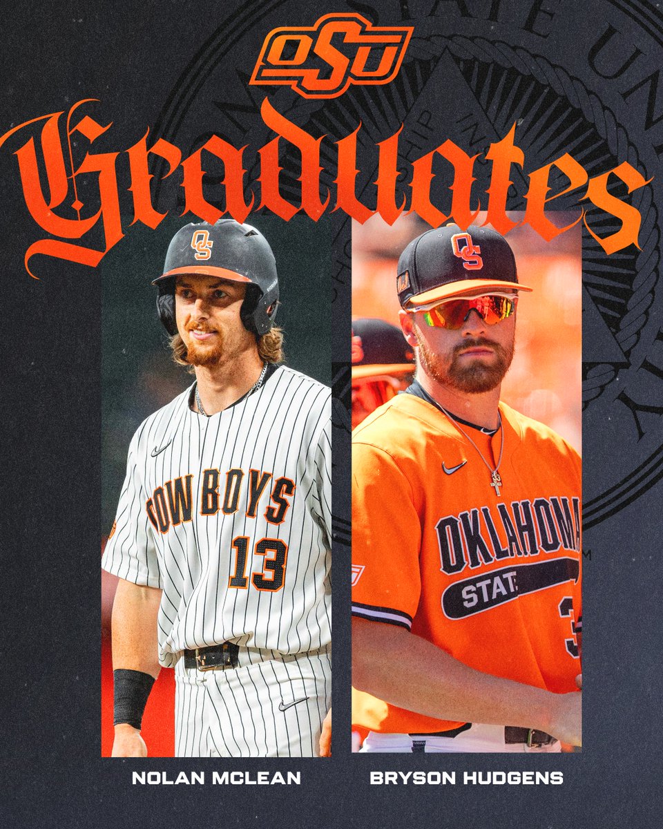 Congrats to our December 2024 grads 🎓

• Nolan McLean earned a degree in business administration/management

• Bryson Hudgens earned his MBA

Thank you, OSU POSSE members, for Providing Opportunities for Scholastic &amp; Sports Excellence!

#GoPokes