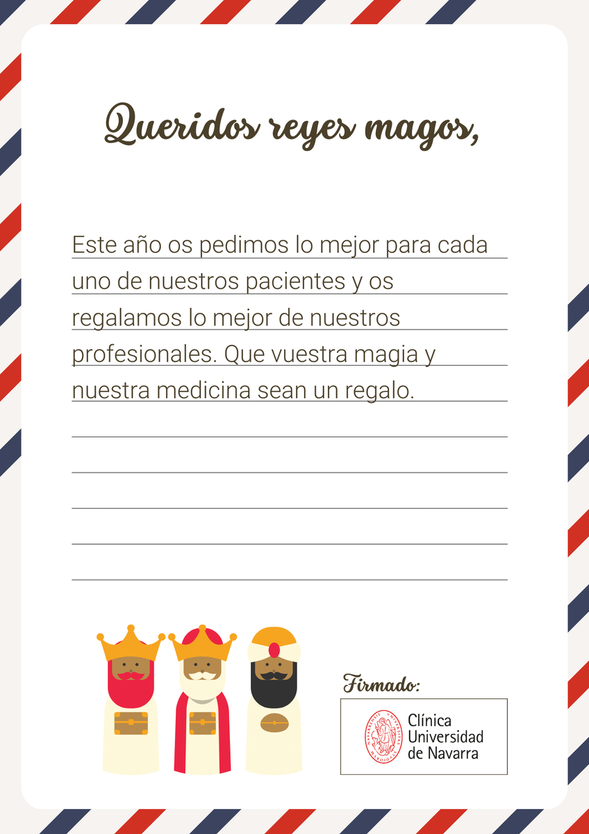 Esta es nuestra carta a los reyes magos 👑👑👑

Que vuestra magia y nuestra medicina sean un regalo.