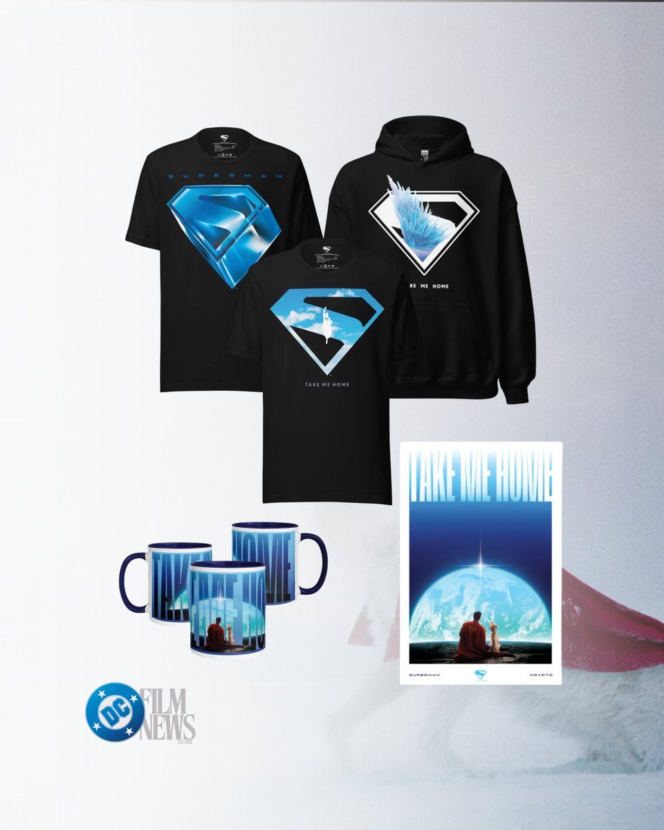 DCFilmNews's tweet photo. New 'SUPERMAN' merch has dropped!

Head over to DC Shop: https://t.co/W6hGWKBxkM https://t.co/dUQ2mopMls
