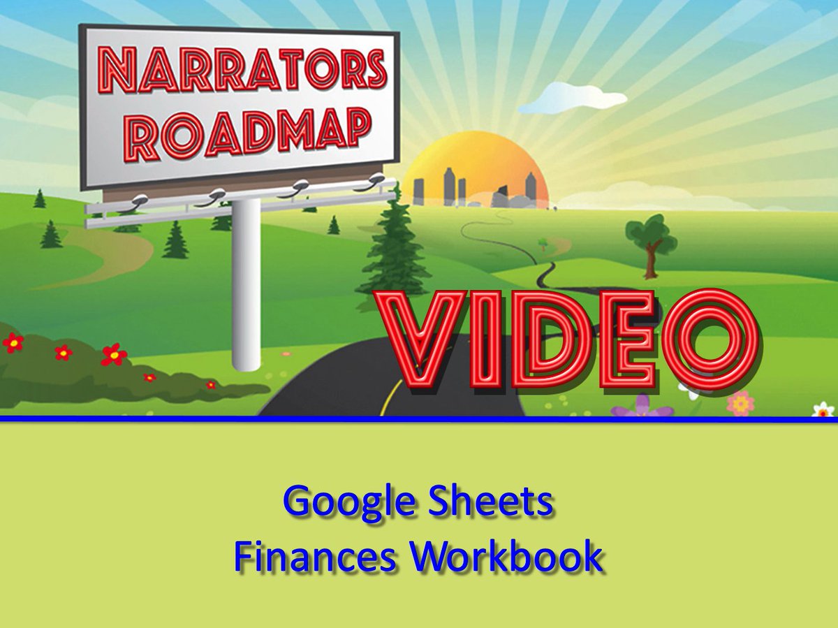 After another narrator asked me for a copy of my finances workbook, I made a template file in Google Sheets and created a 16:07 explainer video to show you how to use it. You can watch the video and download the spreadsheet file at this link:

narratorsroadmap.com/videos/#financ…