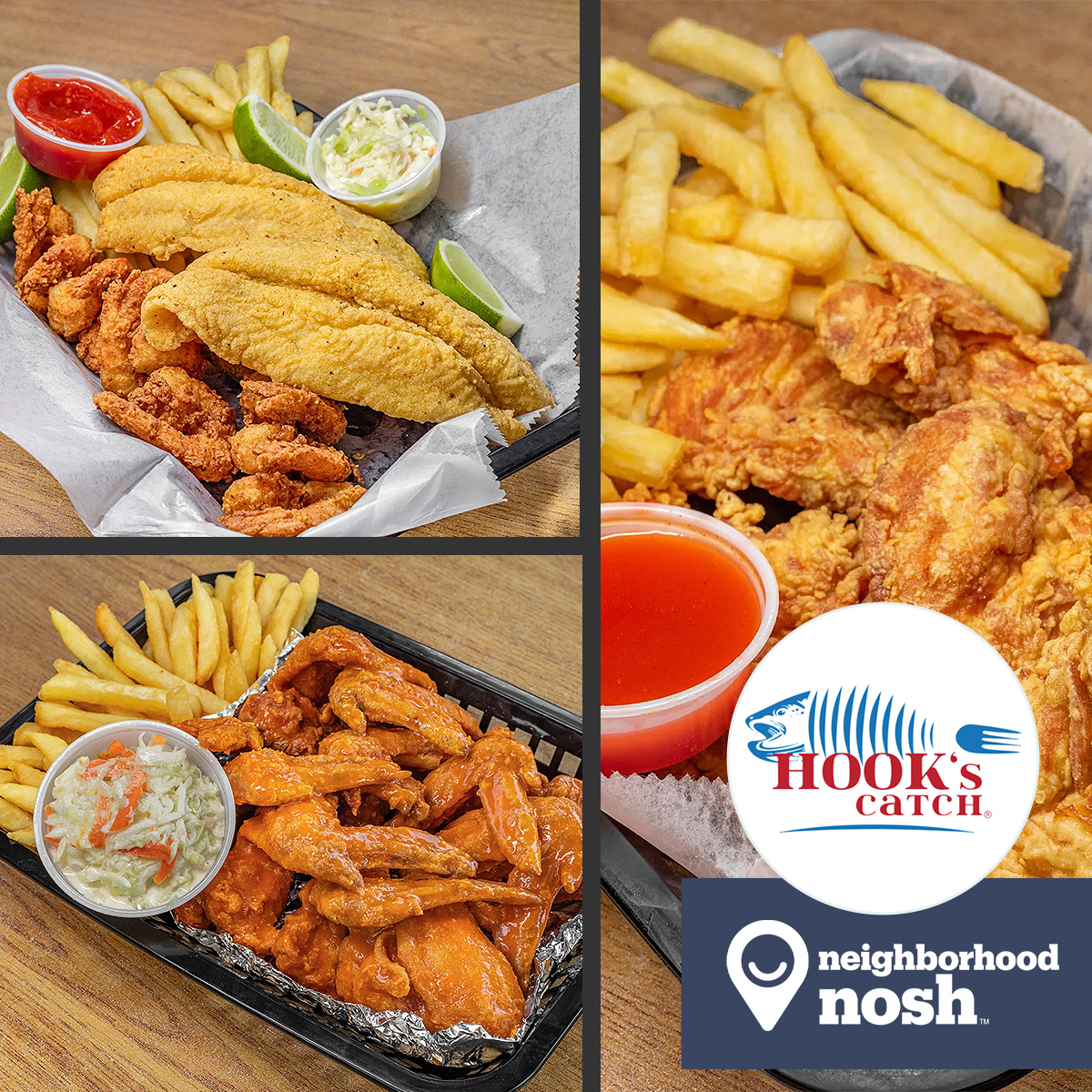 Only the freshest and best quality fish and seafood is ever used to make the famous crispy, crunchy and golden-brown tasty eats at Hook Fish and Chicken. bit.ly/3CUNvC4