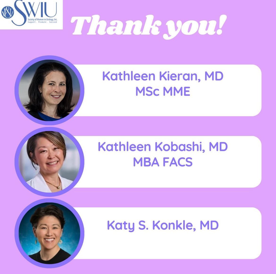SWIU (@swiuorg) on Twitter photo Thank you to these three generous donors (who happen to all have the initials KK!) for their support of resident travel to #SWIU2025 ✨
<a href="/KieranKathleen/">Kathleen Kieran</a> <a href="/kathleenkobashi/">Kathleen Kobashi</a> , Dr Konkle Thank you to these three generous donors (who happen to all have the initials KK!) for their support of resident travel to #SWIU2025 ✨
<a href="/KieranKathleen/">Kathleen Kieran</a> <a href="/kathleenkobashi/">Kathleen Kobashi</a> , Dr Konkle