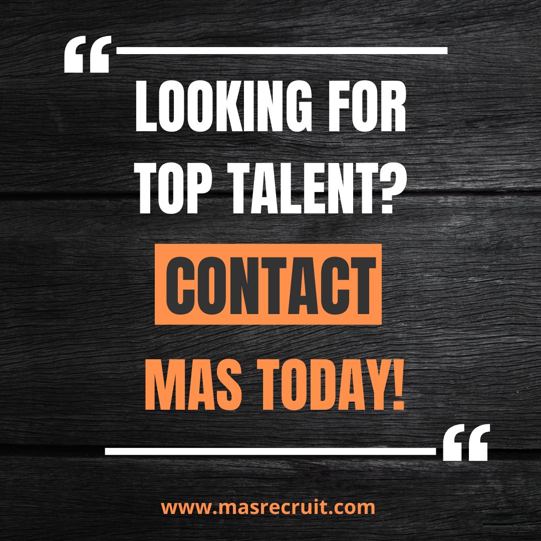 MAS Recruitment Consultant Services tweet media