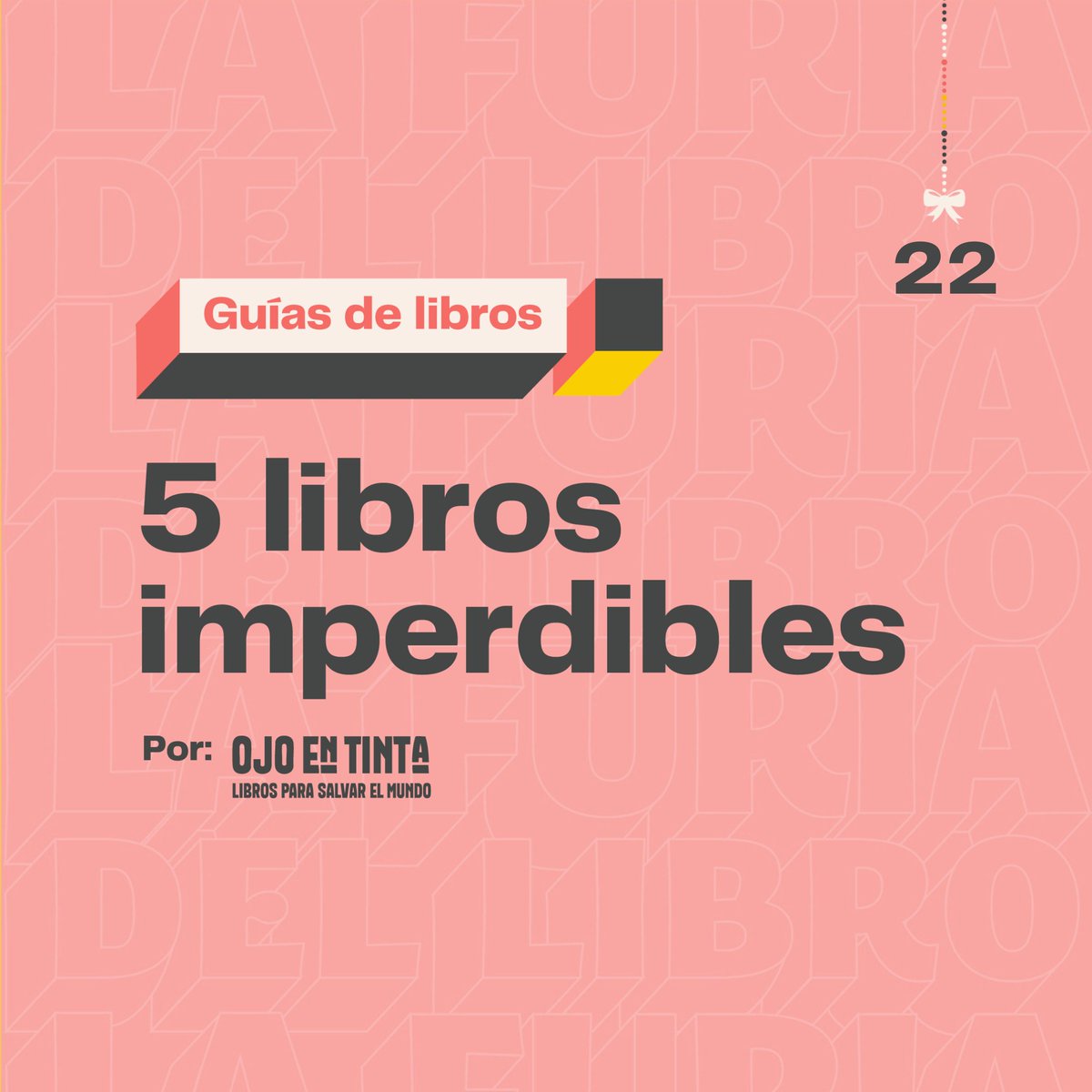 La Furia del Libro (@lafuriadellibro) on Twitter photo ¡Miles de libros en un mismo lugar!❤️🔥 Si hay algo que caracteriza a La Furia es la bibliodiversidad que puedes encontrar 📚De todos los géneros, estilos y temáticas.
Acá te compartimos una guía de 5 libros imperdibles, en la mirada de <a href="/ojoentinta/">Ojo en Tinta</a> ⚡️
lafuriadellibro.com/cinco-imperdib… ¡Miles de libros en un mismo lugar!❤️🔥 Si hay algo que caracteriza a La Furia es la bibliodiversidad que puedes encontrar 📚De todos los géneros, estilos y temáticas.
Acá te compartimos una guía de 5 libros imperdibles, en la mirada de <a href="/ojoentinta/">Ojo en Tinta</a> ⚡️
lafuriadellibro.com/cinco-imperdib…