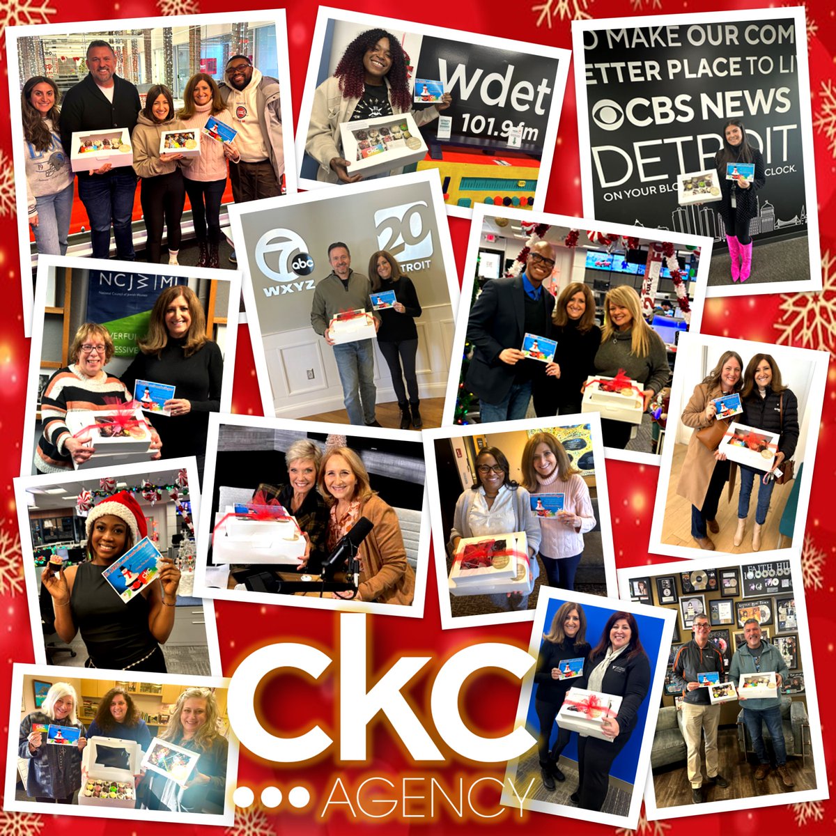 ‘Tis the season for spreading joy AND delivering #CKCAgency sweets to our wonderful clients and valued media colleagues! #PR #publicity #TopMichiganPRfirm