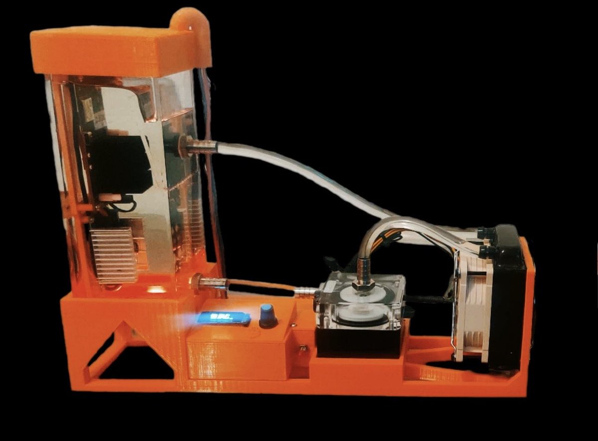 SoloSatoshi's tweet image. We still have a few #ImmergeAxe (Modified oil immersion Bitaxes) available that we haven’t posted yet because we are so slammed!

What should we do with these? 😎