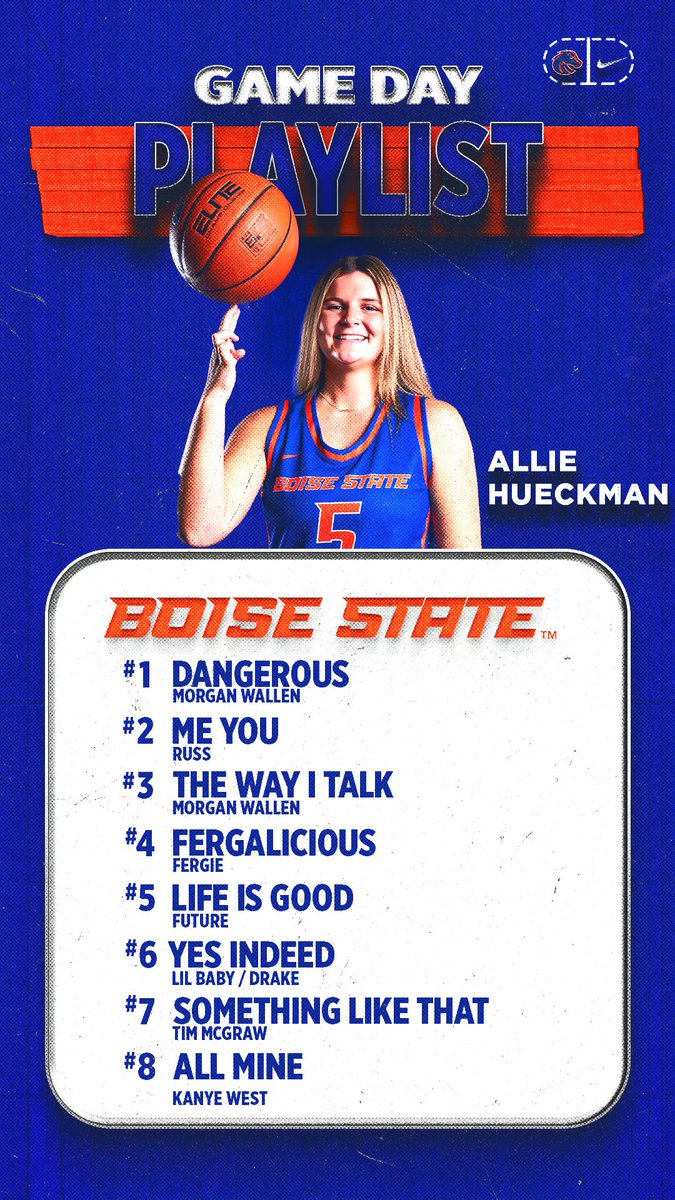 Game day grooves coming from Allie Hueckman today!

#BleedBlue | #WhatsNext