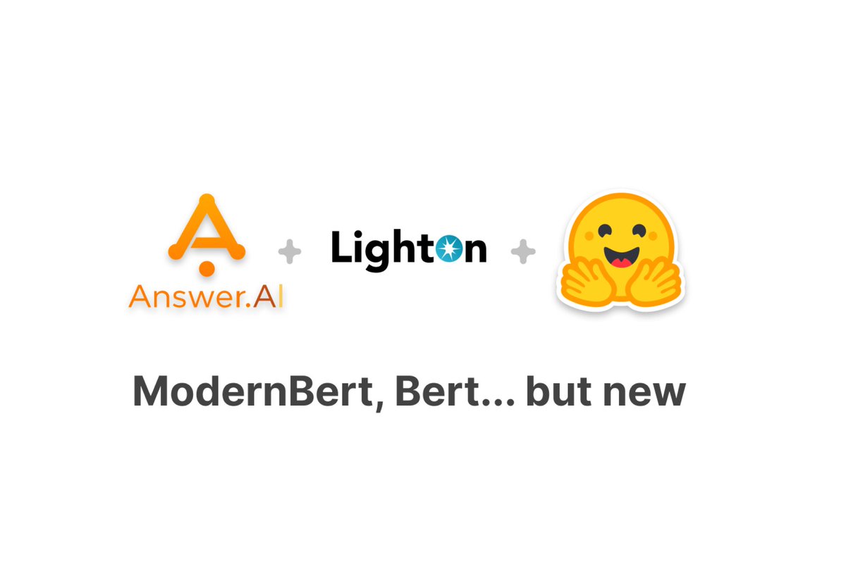 Today, <a href="/LightOnIO/">LightOn</a>  releases ModernBERT, a SOTA model for retrieval and classification. 

This work was performed in collaboration with <a href="/answerdotai/">Answer.AI</a> and the model was trained on <a href="/orangebusiness/">Orange Business</a>  Cloud Avenue infrastructure.

🚀Why ModernBERT?
- ModernBERT performs better on