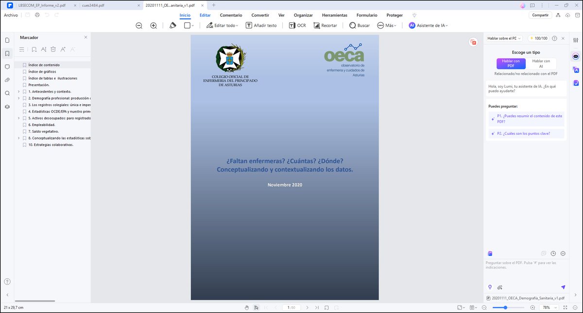 juherya's tweet photo. Monografía 3 #OECA, 11/2020
«¿Faltan enfermeras? ¿Cuántas? ¿Dónde? Conceptualizando y contextualizando los datos»
Por mucho que píe el @CGEnfermeria, el problema básico no es de cantidad de personal de #enfermería, sino de cualificación
Leer y descargar: https://t.co/MxD25QZw4d https://t.co/EziJEknl0v