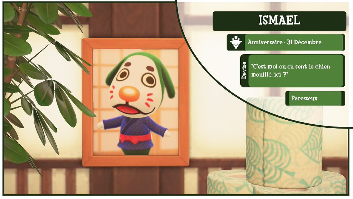 📷#défiphoto #ACNH
161ème photo de la collection totale des photos d'habitants ! Merci Ismaël !
Direction les îles de Lou pour lui offrir la déco de sa maison de vacances en cadeau...
#HappyHomeParadise #AnimalCrossing #AnimalCrossingNewHorizons #NintendoSwitch