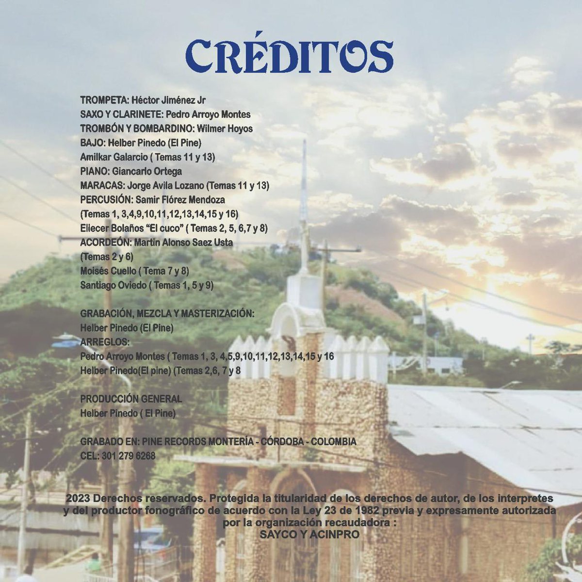 aesabajocauca's tweet photo. @RadNalCo @SenalColombia Presentamos el Volumen 3 del trabajo CIÉNAGA DE ORO Y SU MÚSICA, realizado con el esfuerzo de los compositores e intérpretes orenses, bajo el liderazgo del músico y productor Helber Pinedo. https://t.co/KmlsO7KYe2