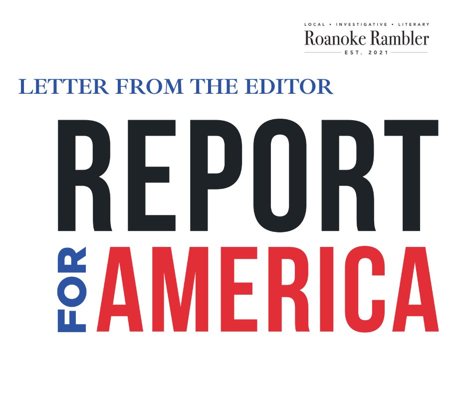 roanoke_rambler's tweet photo. We're partnering with @Report4America to bring a reporter covering residential segregation to our community! We're one of 66 local news outlets nationwide to be a 2025 host newsroom.

Learn in our editor's letter about the beat and how you can contribute: Link in reply. https://t.co/AOPqGVAD6l