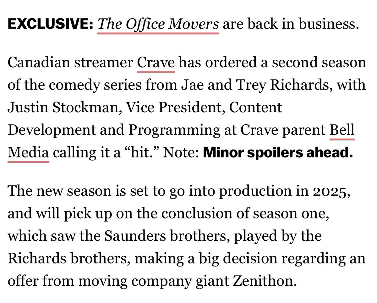 Let us enjoy this space a bit longer, make more friends, more laughs and do what we love — this is the best. 

Season 2 of The Office Movers on the way, thank you for your support💙🥹