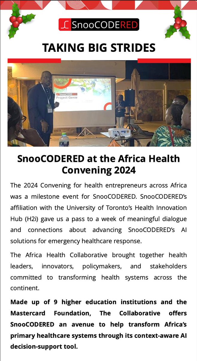 SnooCODE's tweet photo. It's been such a busy and fruitful year. 
Here are some snapshots from our newsletter for this last quarter.
Thank you for being a part of our journey. We look forward to achieving even greater milestones together in 2025.
Have a joyful holiday season and a prosperous New Year! https://t.co/3yV3dLzCMx