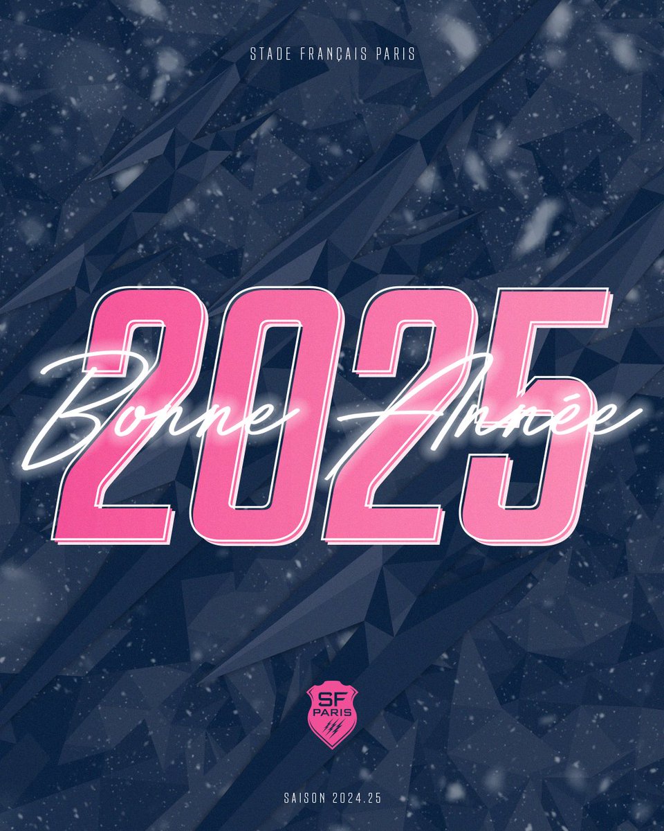 Les dirigeants, les joueurs, les joueuses, les staffs et l'ensemble du personnel administratif vous souhaitent une belle &amp; heureuse année 2025 ✨💗

#SFParis