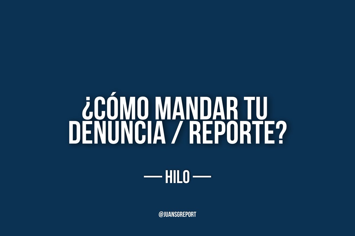 JuanSG Report tweet media