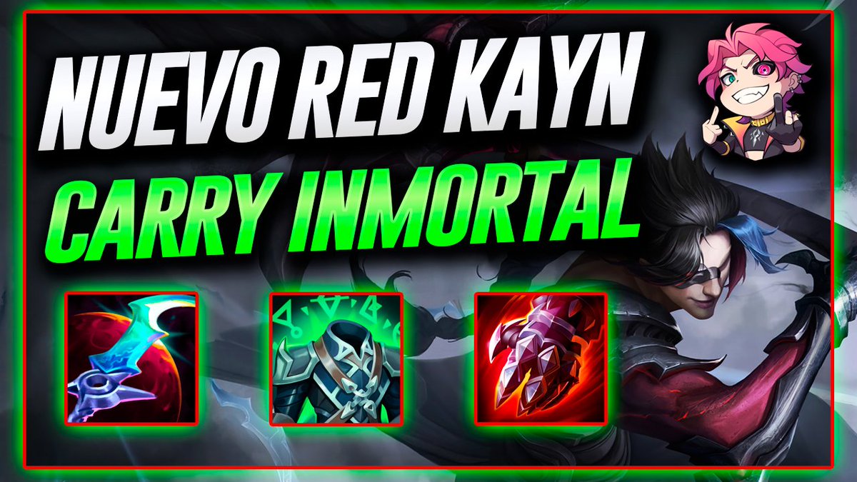 😱 RED KAYN CARRY INMORTAL vuelve al META -> Video ya disponible en Youtube: SoloQTilted