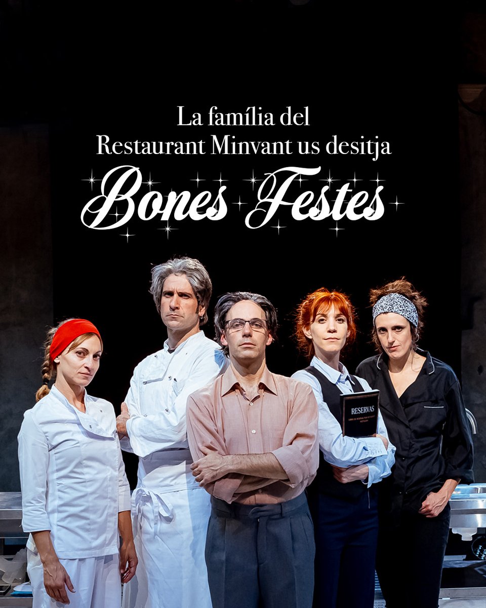 piratesteatre's tweet photo. Mentre preparem l'escudella, el pollastre rostit i els canelons per abastir els comensals que ens acompanyaran aquestes festes, us desitgem unes MOLT BONES FESTES! 🎄🎁 https://t.co/5yB2Rczmep