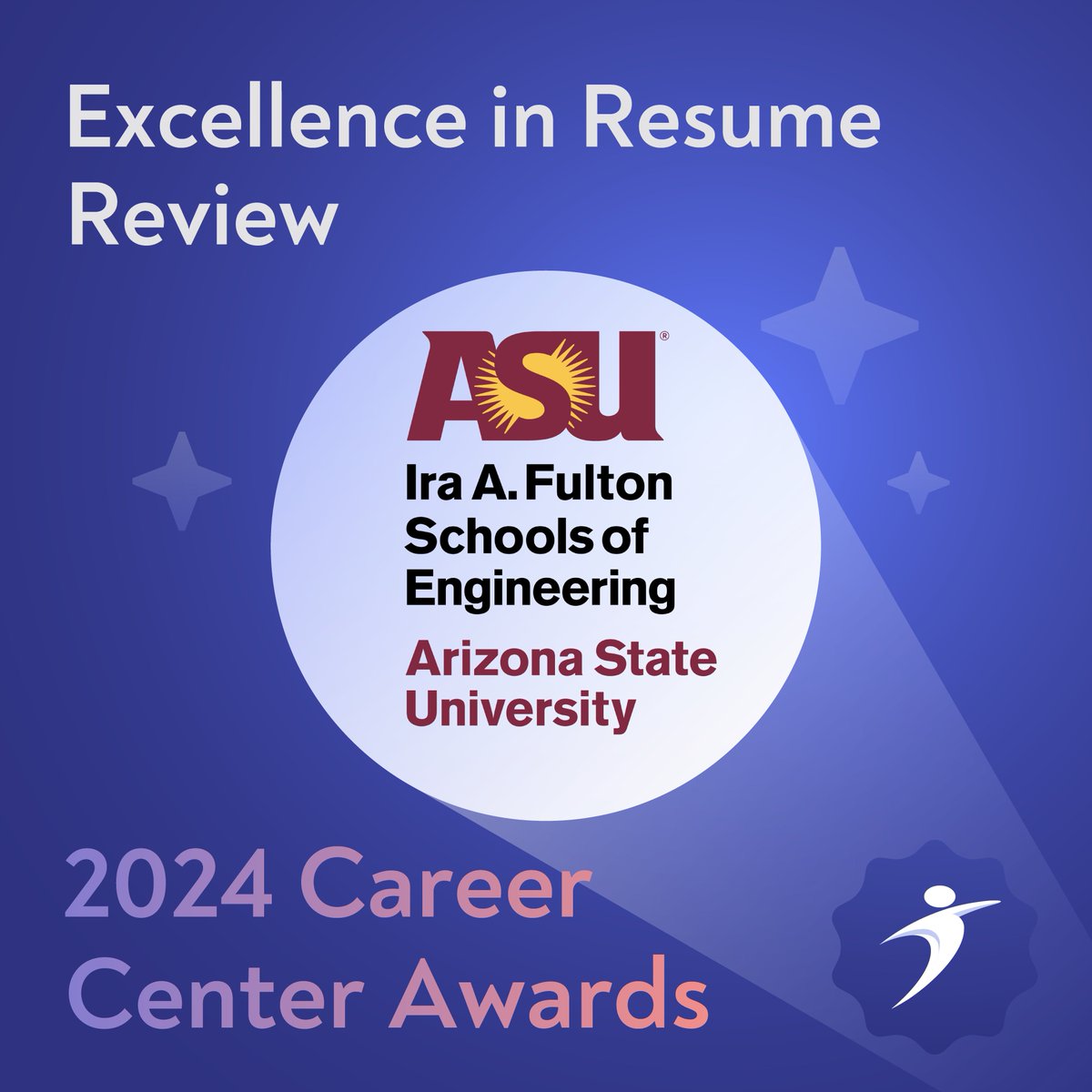 MasterYourStory's tweet photo. 🎉 Congratulations to Ira A. Fulton Schools of Engineering at Arizona State University! 🎉
Winner of the Excellence in Resume Review award for reviewing the highest number of resumes in 2024. https://t.co/bzV9qQqiEL