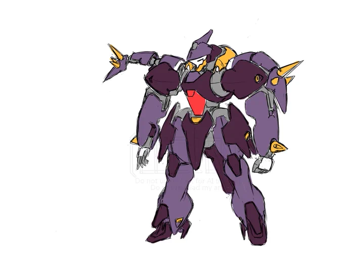 たまにはオリジナルMSを描くのもありかなって
