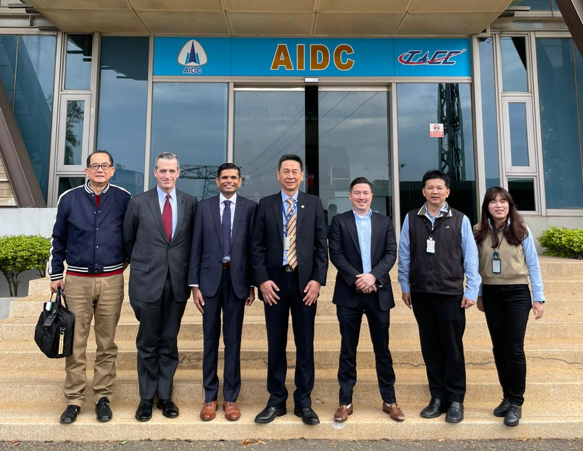 AEVEX_Aerospace's tweet image. AEVEX CTO Manan Patel and Senior Director Matt Tritle represented #AEVEX in meetings with our partners at #AIDC in Taichung, #Taiwan.  Many thanks to our teammates in Lai Fu Trading (Rehfeldt Group) for their support in establishing this strategic partnership. Together we support