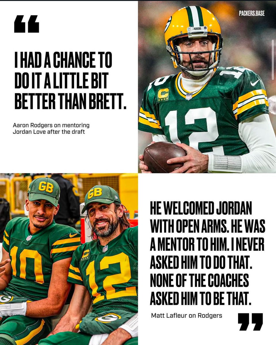 the1relax's tweet photo. sensei rodgers molded the qb we have today. appreciate 12 https://t.co/N7qdEIGLFq