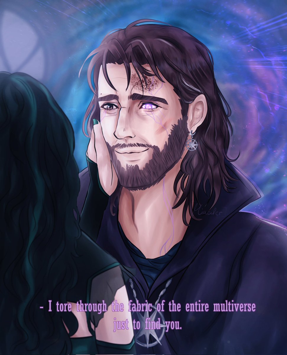 Miacifer's tweet photo. Dr. Weave was looking for you 🔮
When I wrote down that line I knew Gale would be a very tragically romantic, and dramatic Strange version 💜
#BG3 #bg3gale #galedekarios #galeofwaterdeep #drstrange #larianstudios #marvelcrossover https://t.co/wbAk517T3W