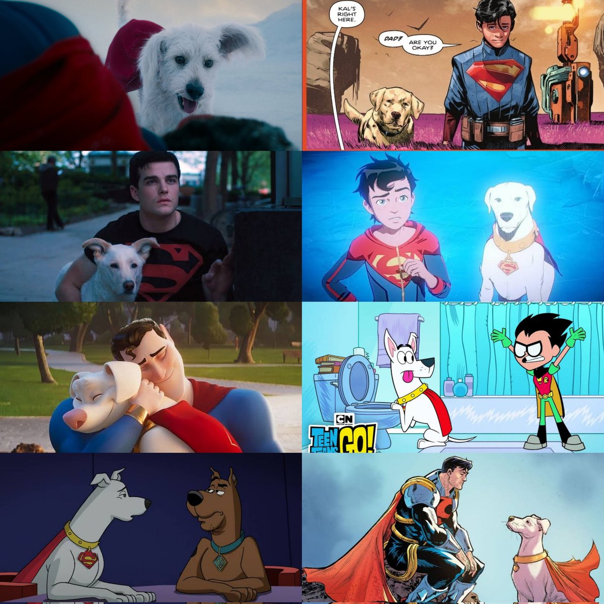 dcuworld's tweet photo. Krypto was 100% the best part of the Superman trailer!! https://t.co/BR5g0UAxvY