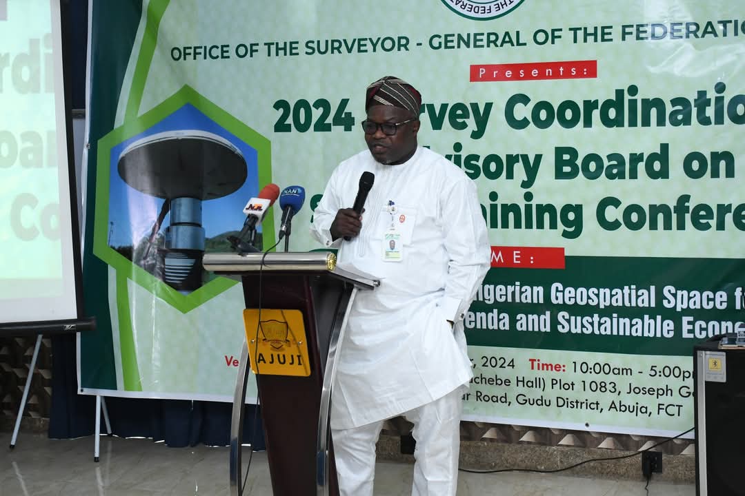 OSGoFnigeria's tweet photo. OSGoF holds a Survey Coordination Conference and Advisory Board on Survey Training

The Office of the Surveyor General of the Federation OSGoF has held the 2024 Survey Coordination Conference and Advisory Board on Survey Training with this year's theme https://t.co/PTawzjDX6b