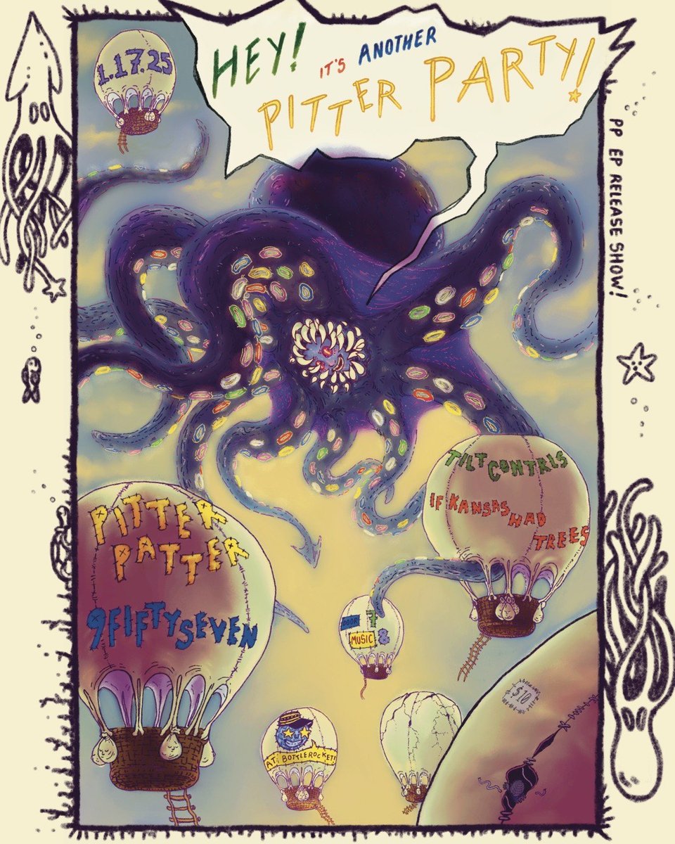 DLTSGDOM! Collective (@dltsgdomshows) on Twitter photo NEW SHOW: <a href="/PitterPatterPgh/">Pitter Patter</a> EP Release Show w/ <a href="/ikht_wb/">If Kansas Had Trees</a> + <a href="/tilt_contrls/">tilt contrls :SKYBLAST LP OUT NOW</a> + 9FiftySeven 1/17 at <a href="/BottlerocketPgh/">Bottlerocket Social Hall</a>!!
TICKETS: app.opendate.io/e/pitter-patte… NEW SHOW: <a href="/PitterPatterPgh/">Pitter Patter</a> EP Release Show w/ <a href="/ikht_wb/">If Kansas Had Trees</a> + <a href="/tilt_contrls/">tilt contrls :SKYBLAST LP OUT NOW</a> + 9FiftySeven 1/17 at <a href="/BottlerocketPgh/">Bottlerocket Social Hall</a>!!
TICKETS: app.opendate.io/e/pitter-patte…
