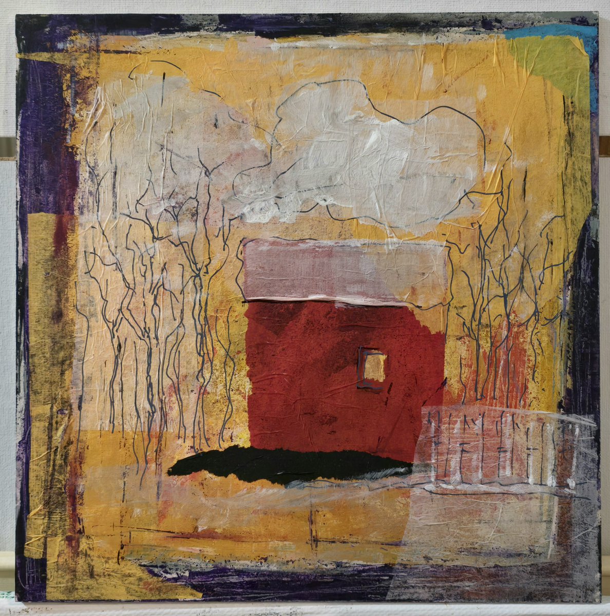 Vielä ehtii hankkia pienen, iloisen joululahjataulun Joulugalleriasta Galleria MABD, Oulu, Torikatu 4 #galleriamabd #maijavanhatapio