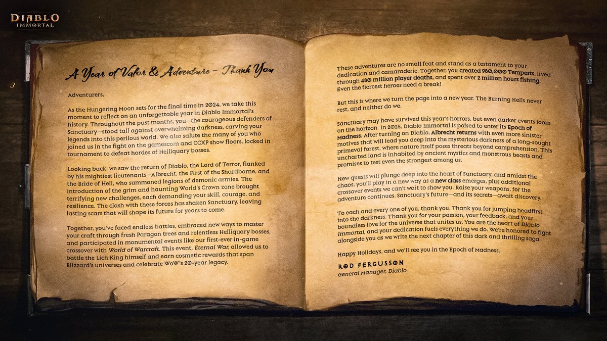 Diablo Immortal tweet media