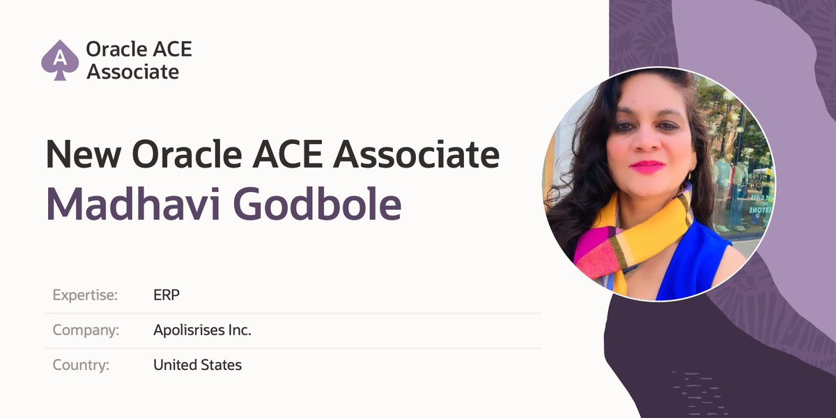 Oracle ACE Program tweet media