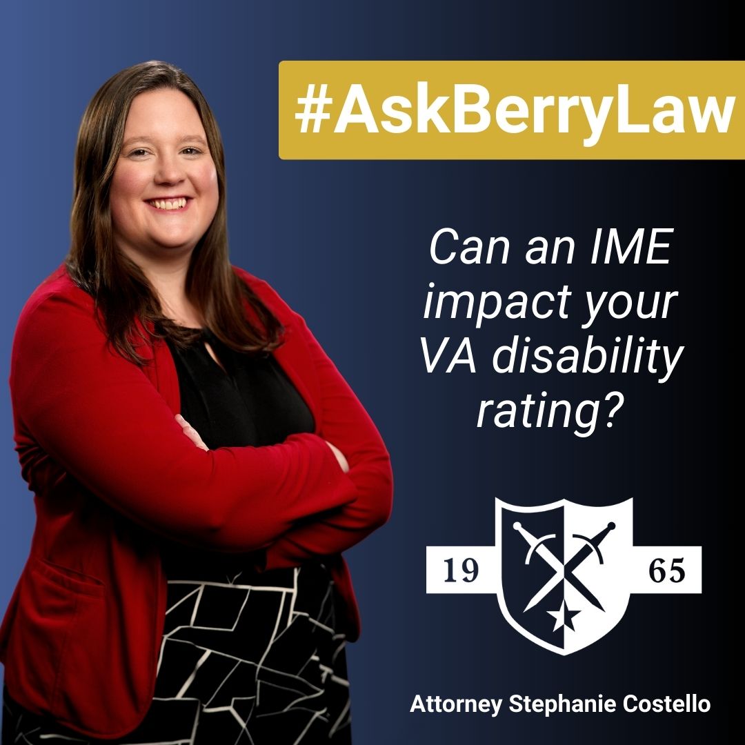 PTSDLawyers's tweet image. Yes! An IME may present additional evidence to support a higher rating. If you’re dealing with an underrated or denied claim, this step could make a difference.

Discover how: ptsdlawyers.com/independent-me…

#BerryLaw #VAClaimsAppeals #VeteransHelp