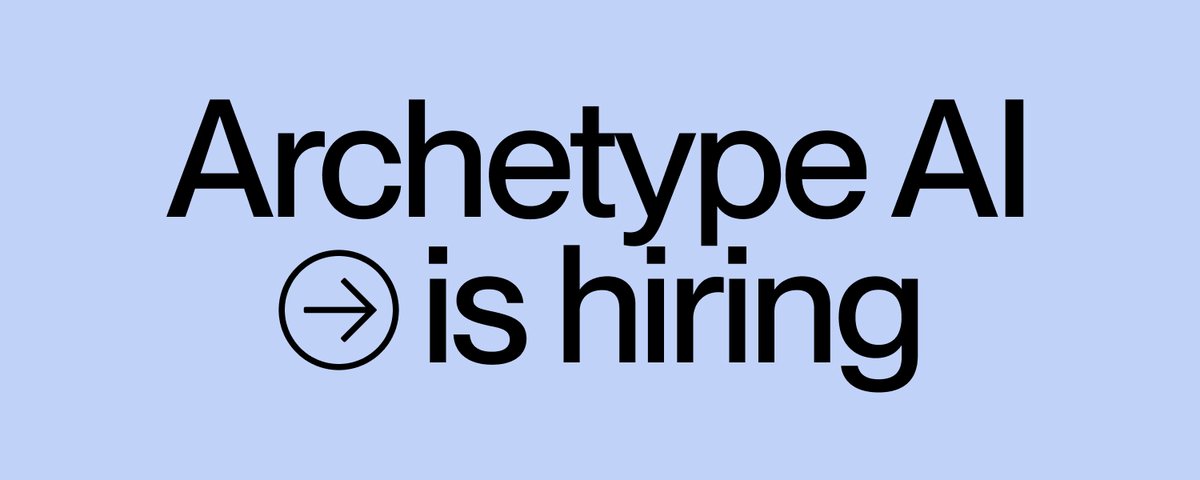 Archetype AI tweet media