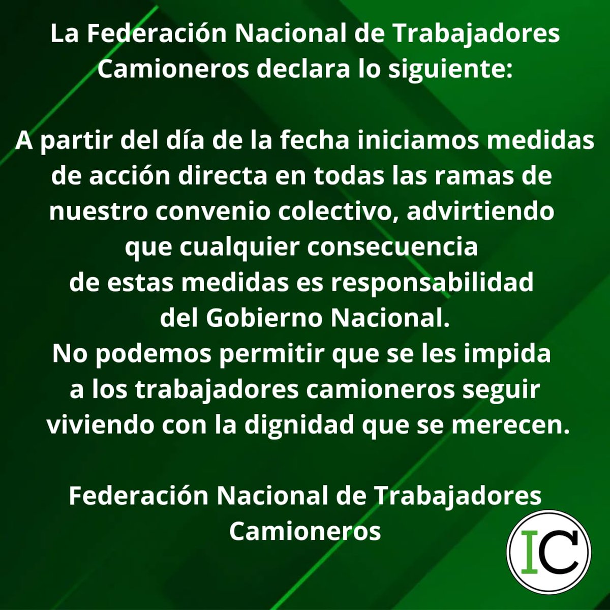 infocamioneros tweet media