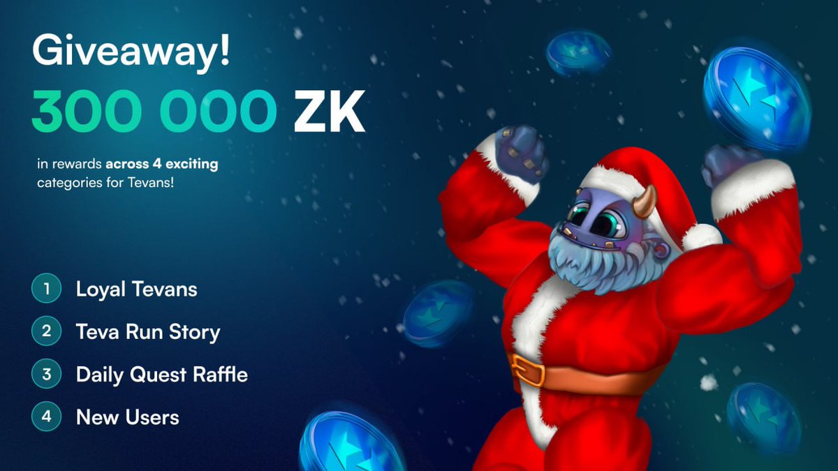 mountaincrypton's tweet photo. 5/ Writing this story is my way of giving back to a project that has given me so much. The 300,000 $ZK rewards campaign is more than just an opportunity; it’s a celebration of what makes #Tevaera unique. 🎉 https://t.co/mZTgkYk6Iy