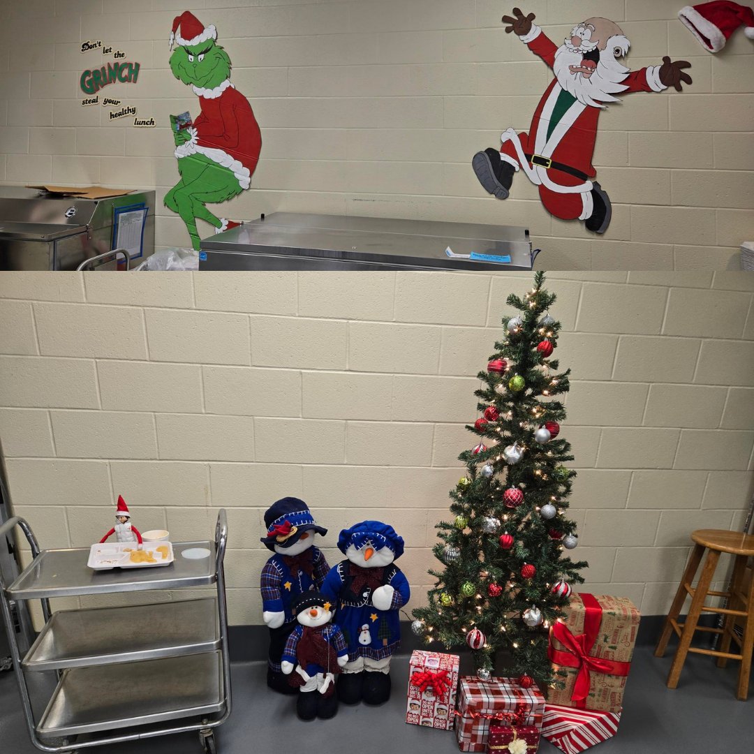 bssdschoolmeals's tweet photo. Holiday fun is in full swing at Cordill-Mason Elementary, Sunny Pointe Elementary, and Franklin Smith Elementary! ๐โจ The elves at Franklin Smith Elementary couldnโt resist a little mischief. ๐
๐ Spreading cheer and laughter all around! โค๏ธ
@BSSDnews #WeAreBSSD #BluespringsMO https://t.co/245T01qV2s
