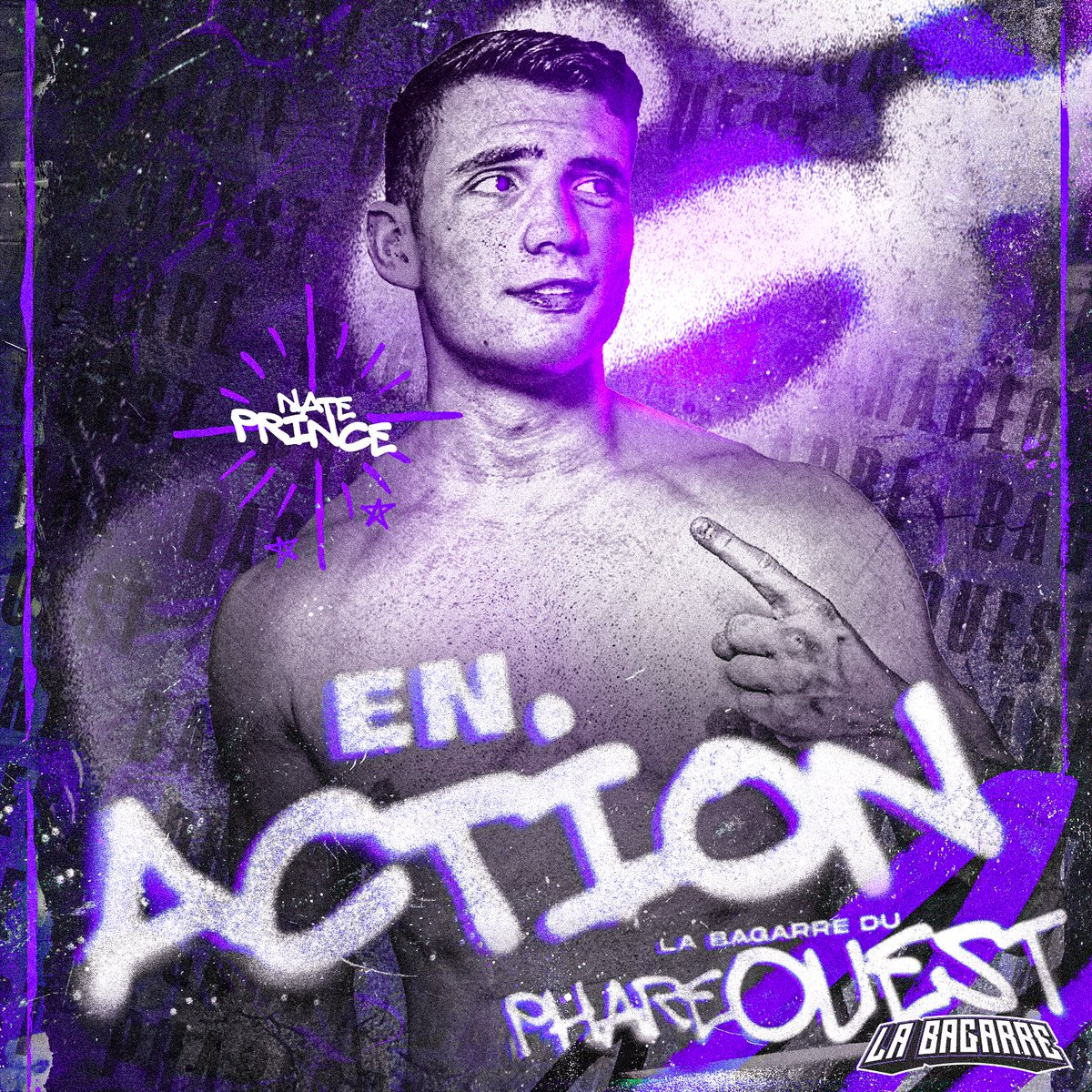 IciLaBagarre's tweet photo. 𝐋𝐀 𝐁𝐀𝐆𝐀𝐑𝐑𝐄 𝐃𝐔 𝐏𝐇𝐀𝐑𝐄 𝐎𝐔𝐄𝐒𝐓 🧭
@Nate_Prince_pw EN ACTION!
PROCHAIN ÉVÈNEMENT : 15 FÉVRIER, à PLOULEC'H ! (Le Patio)
🎟️ Billetterie en ligne : https://t.co/FnMUcipKUW
#bagarre #catch #wrestling #combattant #combat #fighter #fightingspirit #sports https://t.co/Cte987JJ7n