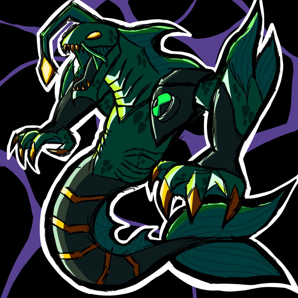 justnotjaynow's tweet photo. Rip jaws doodle cause I couldn’t sleep last night. 

#Ben10 #Ben10Fanart https://t.co/weqiCn5CYl