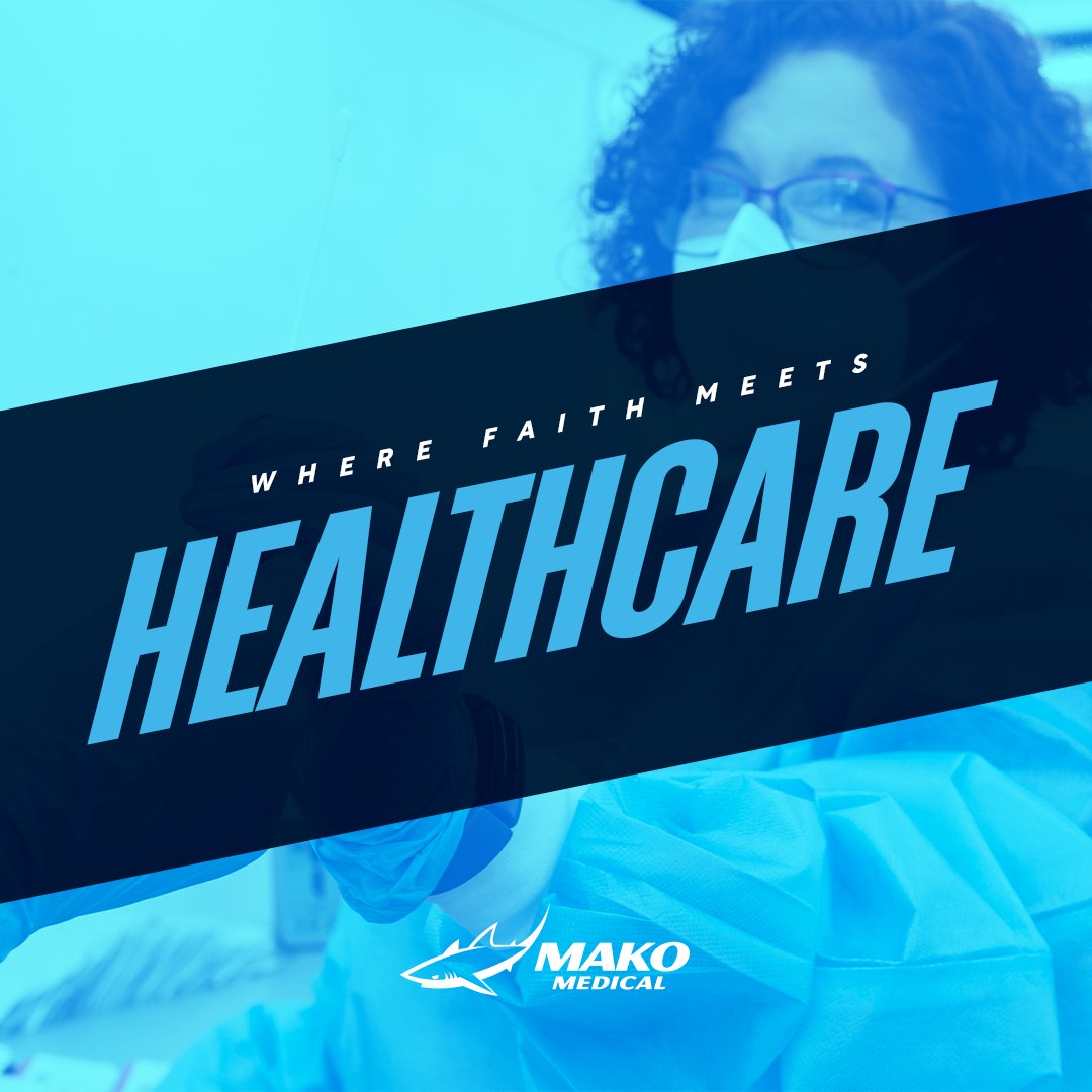 Where faith meets healthcare. Proud to serve with compassion, honesty, and dedication to those who need it most. #FaithInspired #MakoMedical