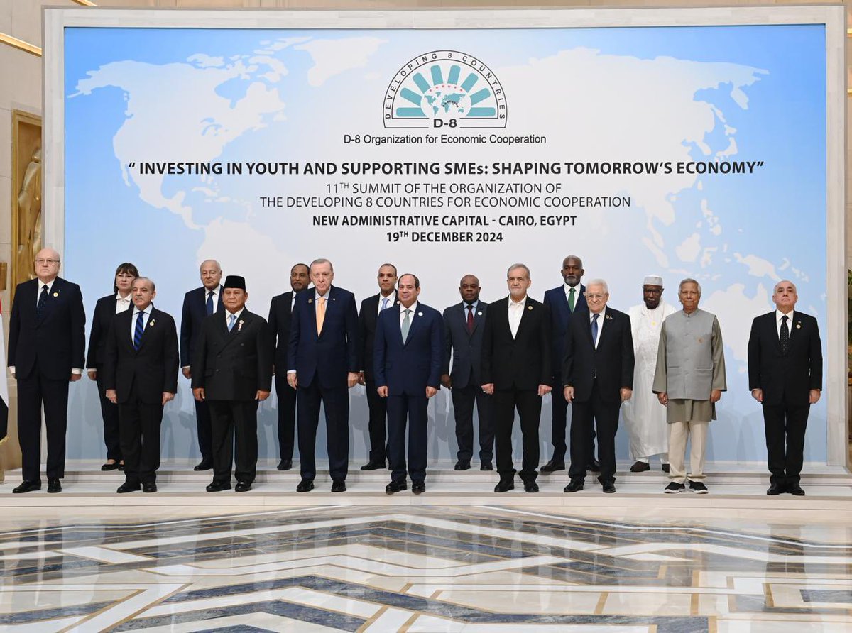 HuseynNajafov's tweet photo. On December 19, 2024, at the 11th D-8 Summit in Cairo, #Azerbaijan was elected as a member, marking the first expansion of the organization &amp; showcasing President Ilham Aliyev’s effective foreign policy.

#Developing8 #D8 https://t.co/LpnE7R4PEx