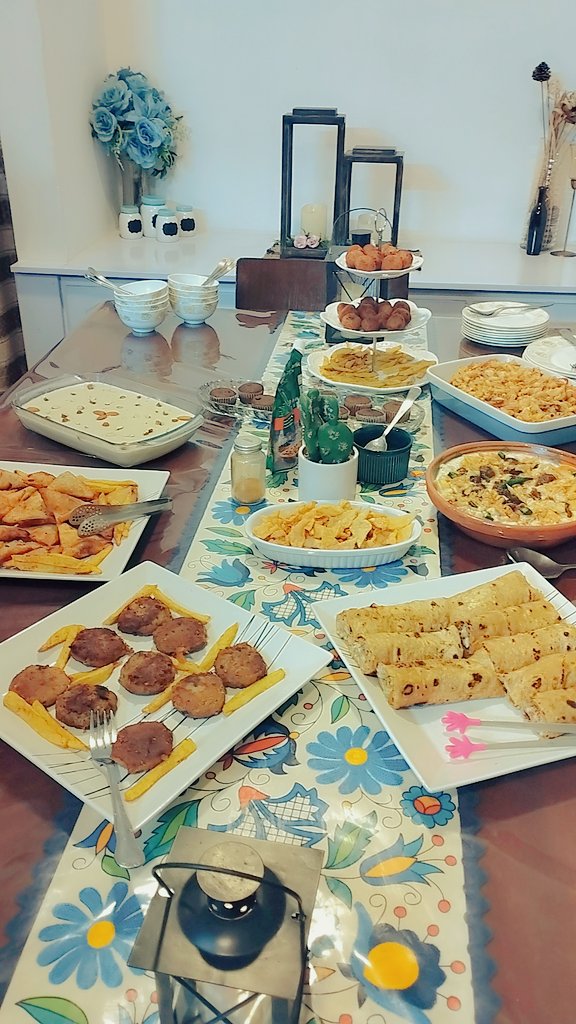 HadiaRah's tweet photo. From office to hospitality mode! Just rolled in from work and whipped up a lovely hi-tea spread for our guests tonight.
#HiTea #GuestMode #WorkLifeBalance #HomemakerVibes https://t.co/HAEt0dFRaI