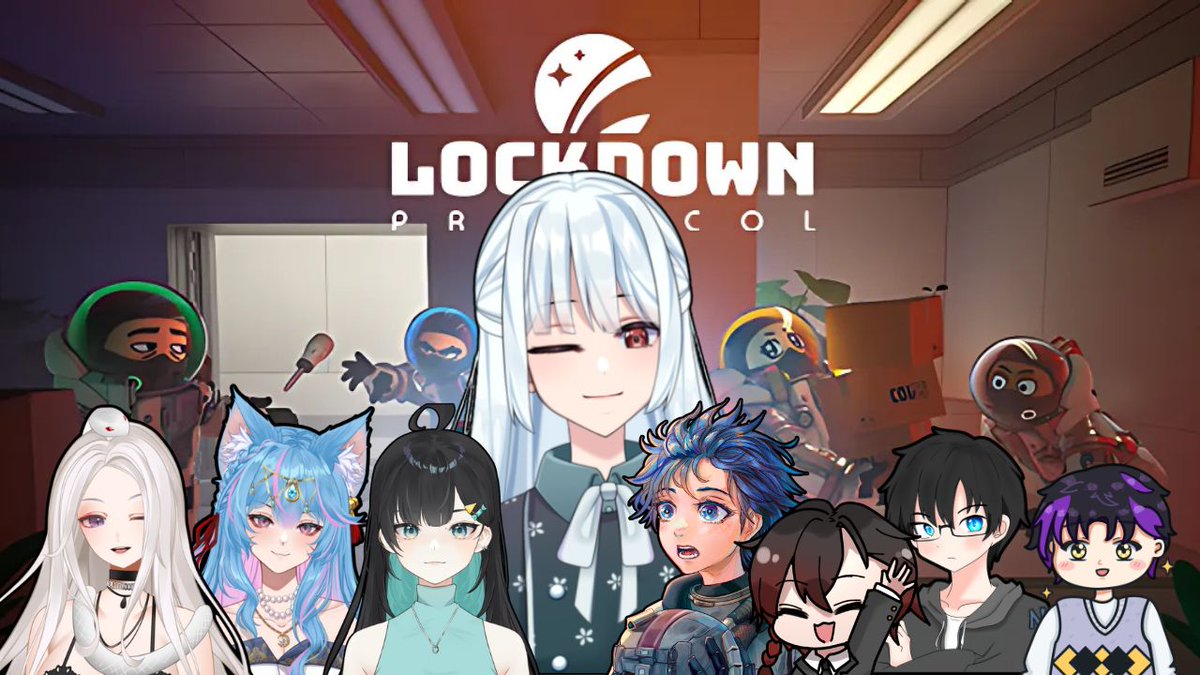 sararuban's tweet image. [ #lockdownprotocol] This is going to be chaos youtube.com/live/P5fbRrIA2… Tomorrow at 7PM GMT+7! #collabstream w/ @Michael10saisub @Yz_vtrl @hessaelainore @AyakoMiyukiVT @isabella_Naemi @kurai_1208 @/EnZ #vtuber