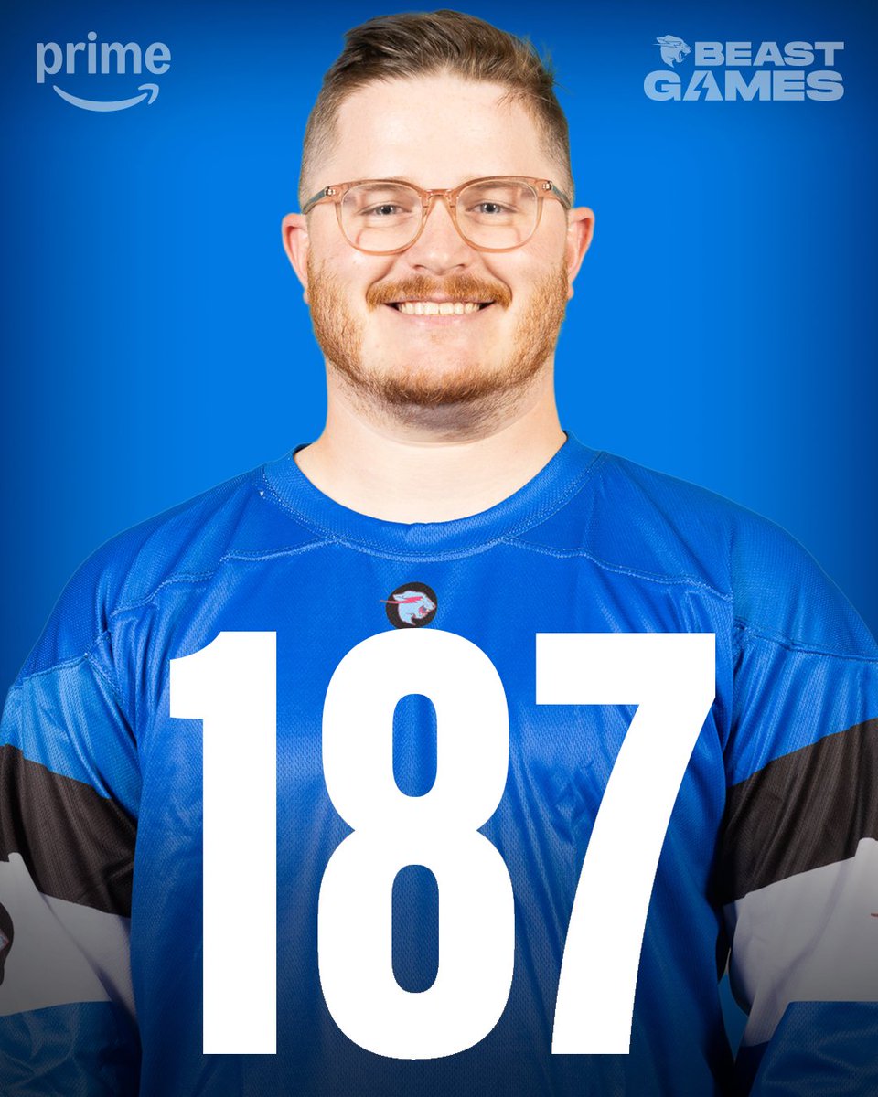 GoogleMikeT's tweet photo. I’m excited to announce that I’m player number #187 on #BeastGames! Episodes 1 and 2 are now streaming on Prime Video!
@MrBeast
@PrimeVideo https://t.co/fjALM3uHch