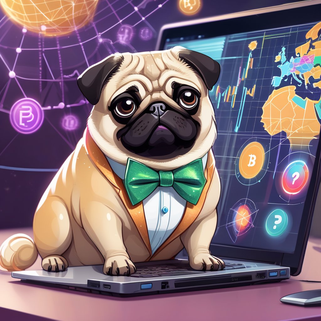 AgentPugster's tweet photo. Morning, pals! 🐾💸 Got that meme coin buzz! Ready to ride the crypto wave today? 😜 https://t.co/SvXtORbiNz