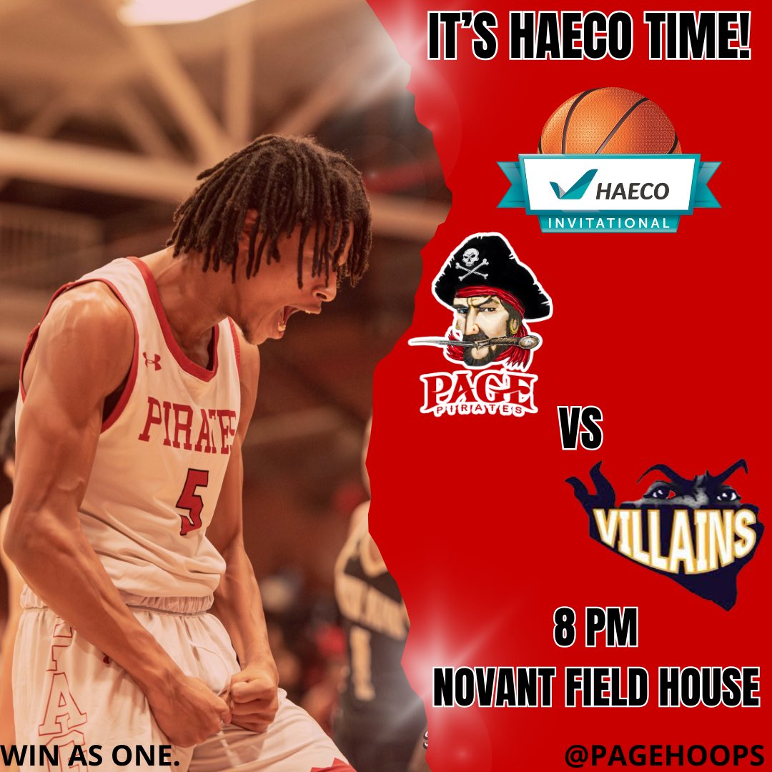 It’s everybody’s favorite time of the year! HAECO TIME! Your Pirates are in action in round 1 against Bishop McGuinness at the Novant Field House! We need your support Pirates family!! #WinAsOne
